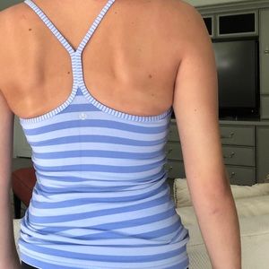 Light blue Lululemon tank top